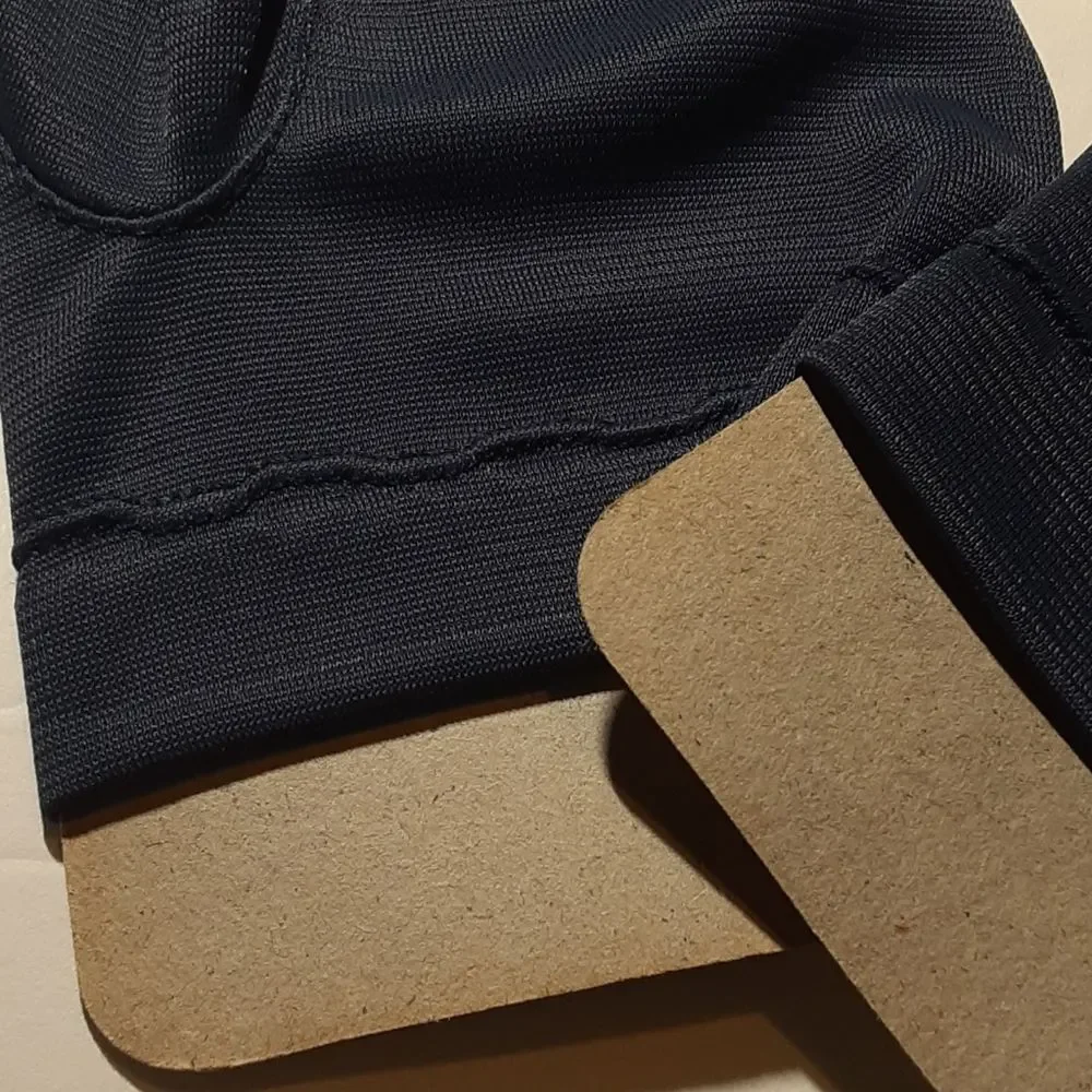 Navy Blue wrist length cotton/spandex gloves
